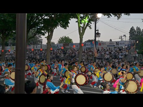 岩手 さんさ踊りがある日の盛岡を散歩 4K HDR【Japan Iwate】