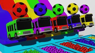 The Wheels on The Bus Song | Colorful Bus | littlebaby - Nursery Rhymes & Baby Songs