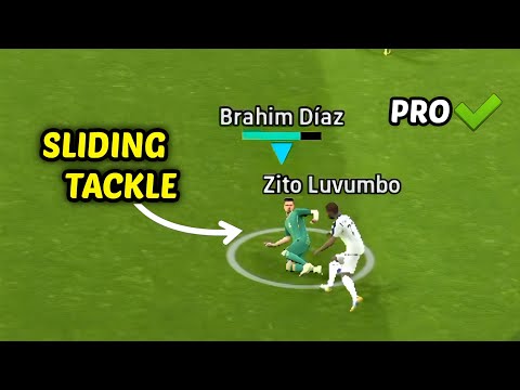 How To perform Sliding TACKLE perfectly in Efootball 2024 Mobile