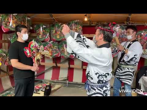 【川崎稲毛神社】酉の市❗️商売繁殖祈願💪今年もやってきました😄【勝盛家 ちゃんこ料理】