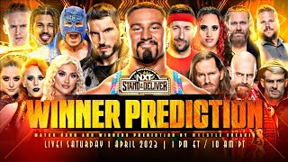 WWE NXT Stand And Deliver 2023 Official And Winners Predictions HD | Wrestle Freakin