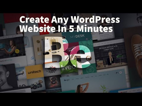 Create Any WordPress Website In 5 Minutes | BeTheme