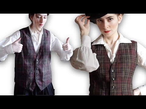 Thrift Flip! A Modern Waistcoat to Victorian-Style