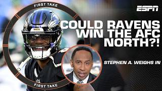 Stephen A. & Dan Orlovsky predict the Ravens will win the AFC North 👀 | First Take