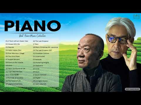 Joe Hisaishi & Ryuichi Sakamoto Best Piano Music Collection - Relaxing Instrumental, Ghibli Music