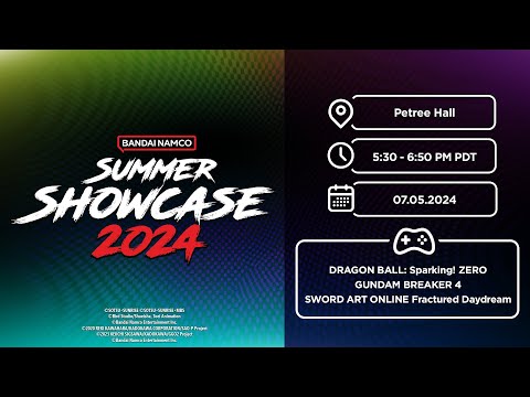 Bandai Namco Summer Showcase 2024 Recap #dragonballsparkingzero #swordartonline #gundambreaker