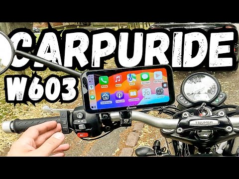 Carpuride W603 Motorcycle Smart Screen - Dash Cams - CarPlay - Android Auto - REVIEW