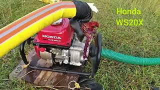 HONDA WS20X water pump specification || Honda Water Pump