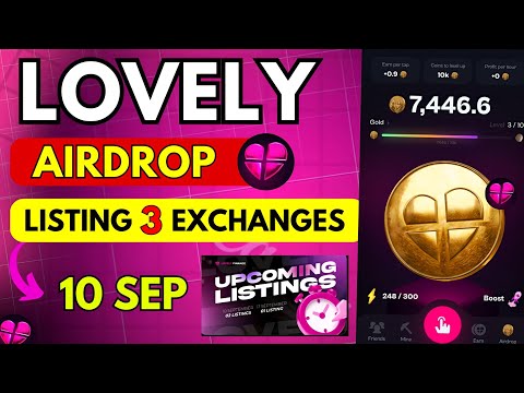 Lovely Legend Airdrop || Lovely Legend Bot Airdrop Listing Date || Lovely Finance Telegram Airdrop