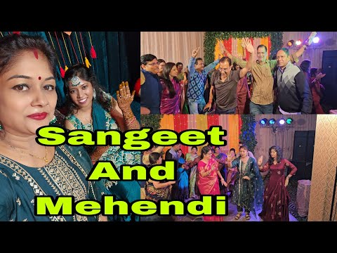 Vlog1100👉Marriage Functions Start 💃👉 Aaj Mehendi Sangeet  ke Din Dance Karke Dhamal Machadiya👉 💃😍😍😍