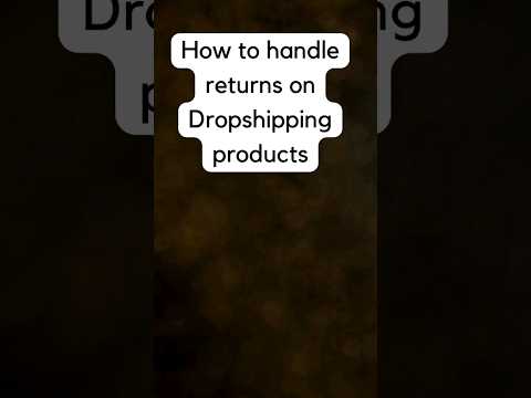 How do you handle returns on dropshipping products..check this..#makemoneyonline #dropshipping