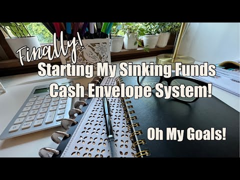 Recreating My Sinking Funds Cash Envelope System | Budget With Me | Real Numbers! | Oh My Goals