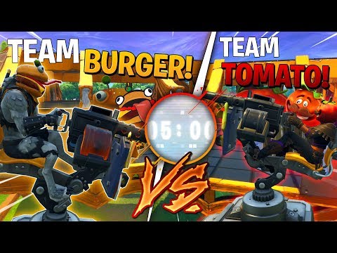 *NEW* FOOD FIGHT LTM IN FORTNITE BATTLE ROYALE! [Tomato head vs Durr burger]