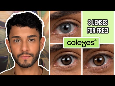 Natural COLEYES Contact Lenses for Dark Eyes!