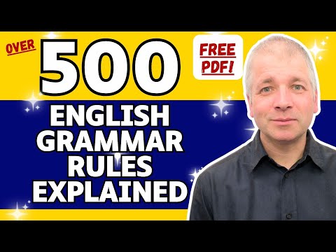 500 English Grammar Rules Explained