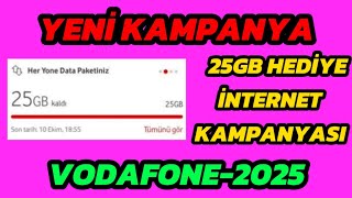 ✅VODAFONE BEDAVA 25GB İNTERNET KAZANMAK!! VODAFONE BEDAVA İNTERNET KAZΑΝΜΑΚ!!! (2025-2025)✅