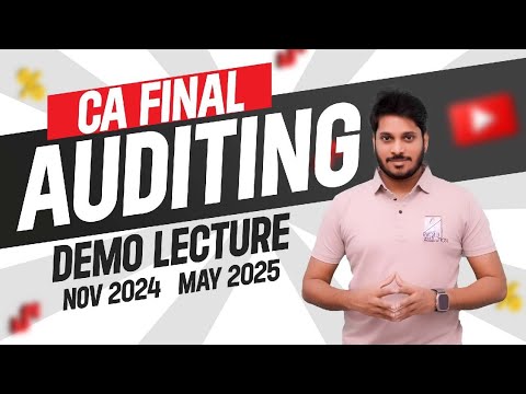 SQC | SA 220 | CA FINAL AUDIT | ADVANCED AUDITING | AUDIT DEMO VIDEO | NOV 2024 | MAY 2025