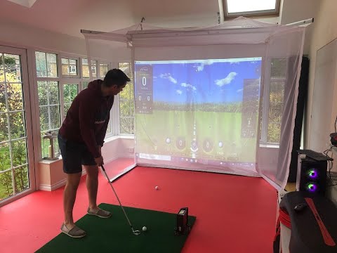 Homecourse Retractable Golf Simulator Screen