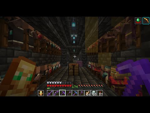 Making a Villager Trading Hall in Hardcore Mode