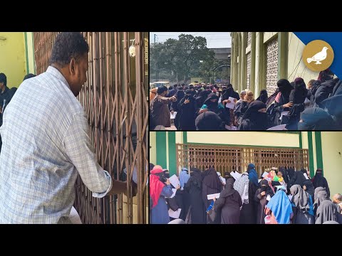 Sewing machine scheme for minority women: Huge crowd at Wakf board Nampally