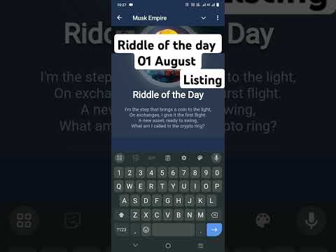Riddle of the day 01 august in Musk Empire| Musk Empire Riddle of the day 01 august #muskempire
