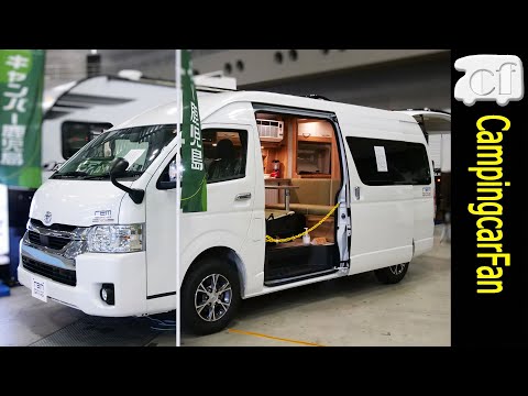 REM Second Act NEOS: Camper Kagoshima] Japanese Camper Van based on the Toyota Hiace Super Long