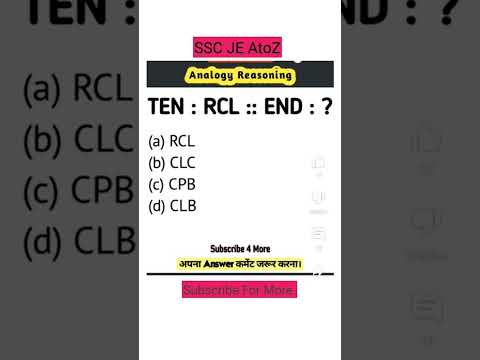 Reasoning practice #reasoning #ssc #ssccgl #ssccglexam #sscexam #answersheets #mcq#sscboard #rrbs 01