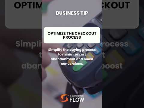 Optimize the checkout process