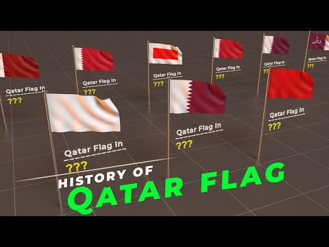 Evolution of Qatar Flag | History of Qatar Flag | Flags of the World |