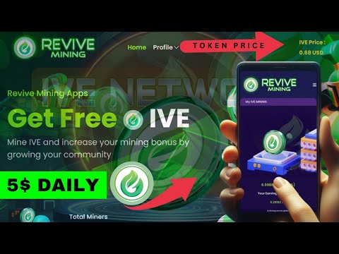 GET FREE IVE TOKEN ON REVIVE MINING PLATFORM- IVE TOKEN AIRDROP || HOW TO REGISTER TO REVIVE MINING