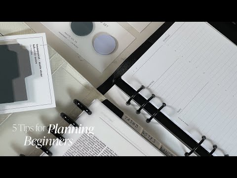 5 Tips for Planning Beginners | Cloth & Paper