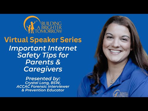 Internet Safety for Parents & Caregivers, Presented by Crystal Long, Prevention Educator