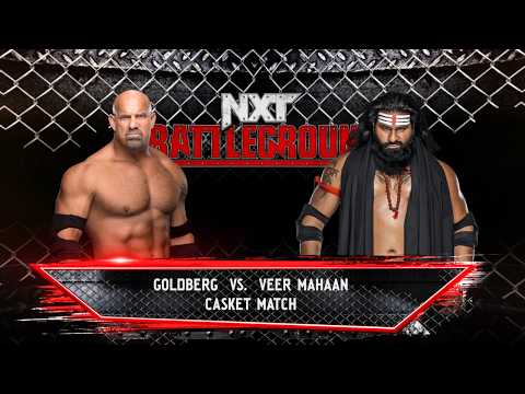 🏴‍☠️Casket Match | Goldberg vs. Veer Mahaan | NXT Battleground