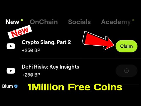 Crypto Slang. Part 2 Video Code | Blum New Video Code 1 November | Blum Video Code Today