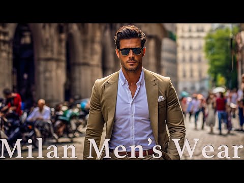 Italian Men Street Style & Ferrari Store