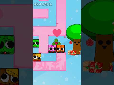 Sprunki Heart Pounding Maze Escape Christmas Love Version #sprunki #shorts #animation