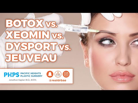 Botox vs Xeomin vs Dysport vs Jeuveau | Pacific Heights Plastic Surgery