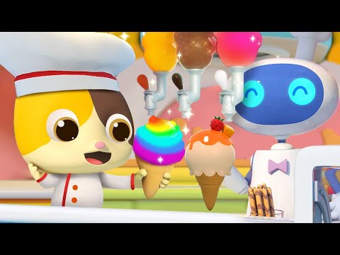 Ice Cream Vending Machine | Learn Colors | Nursery Rhymes & Kids Songs | Mimi and Daddy