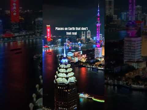 Places on Earth that don’t feel real ft. Shanghai China #travel #shortsfeed #shorts