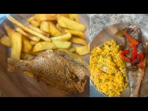 RASTA QUEEN  is live! Fried and Baked Red Snapper, fries, Chicken and Yellow Rice