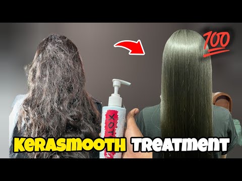 Keratin + Smoothning Treatment 😱| Kerasmooth Hair Treatment | Kerasmooth Hair Treatment Step By Step