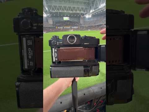 Shooting A Football Match On 35mm Film ⚽️🎞️ #expiredfilmclub #football #35mmfilm #trending #fyp