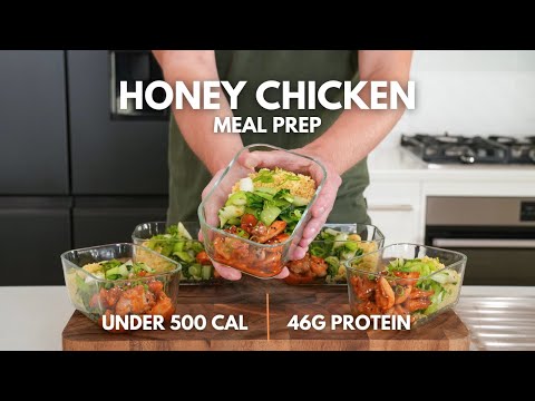 Honey Chicken Meal Prep | Macros Included  | Weekly Meal Prep