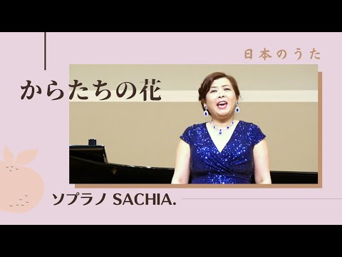 からたちの花　ソプラノ歌手　SACHIA さちあ　日本歌曲　唱歌　童謡　日本の歌　北原白秋　山田耕作　ヒーリングボイス　癒しの歌声