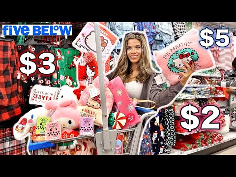 FIVE BELOW HOLIDAY NEW FINDS SHOPPING SPREE! 75% OFF EARLY CHRISTMAS GIFT SETS