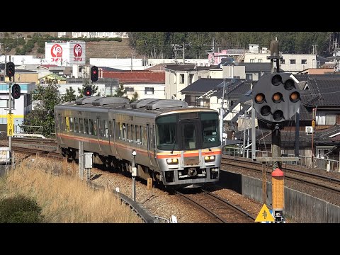 キハ127系 姫新線普通列車 佐用駅付近通過