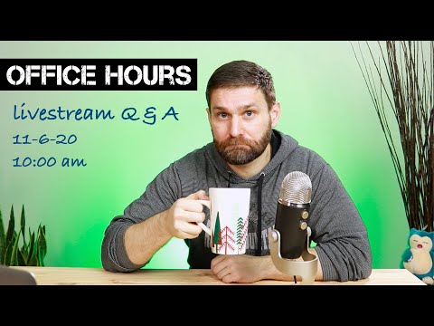 TCM Office Hours - Live Stream Q&A (11/6/20)