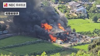 住宅火災　高齢女性が逃げ出し無事　諫早市多良見町【31日17時半現在】