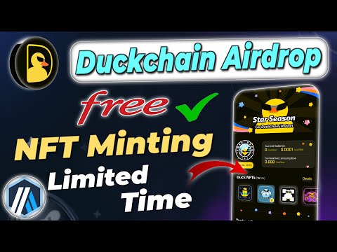 Duckchain me NFT kaise mint kare | Duckchain free testnet airdrop claim process #duckchainnft