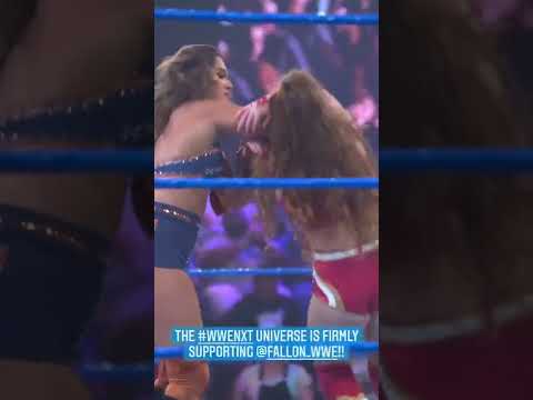 Fallon Henley vs Sloane Jacobs fight in the WWE NXT Diva Women's Match | WWE Diva Stars #shorts